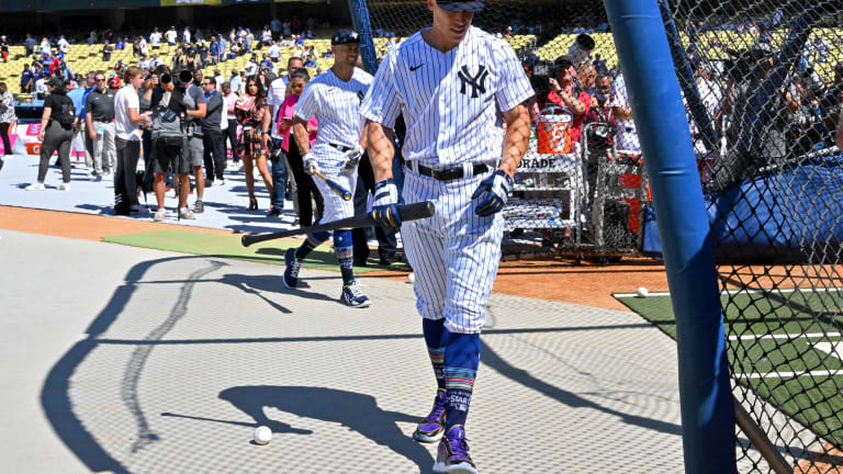Aaron Judge Wears Nike Kobe 5 Before MLB Home Run Derby